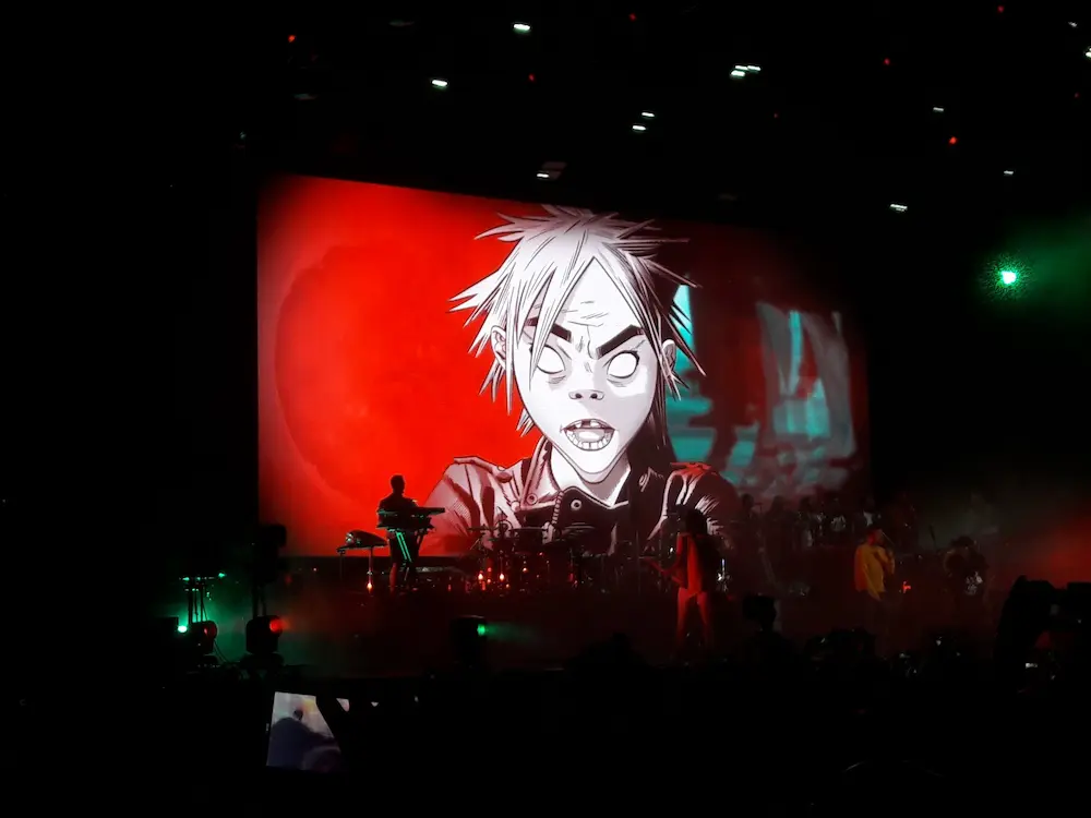 gorillaz live Lucca